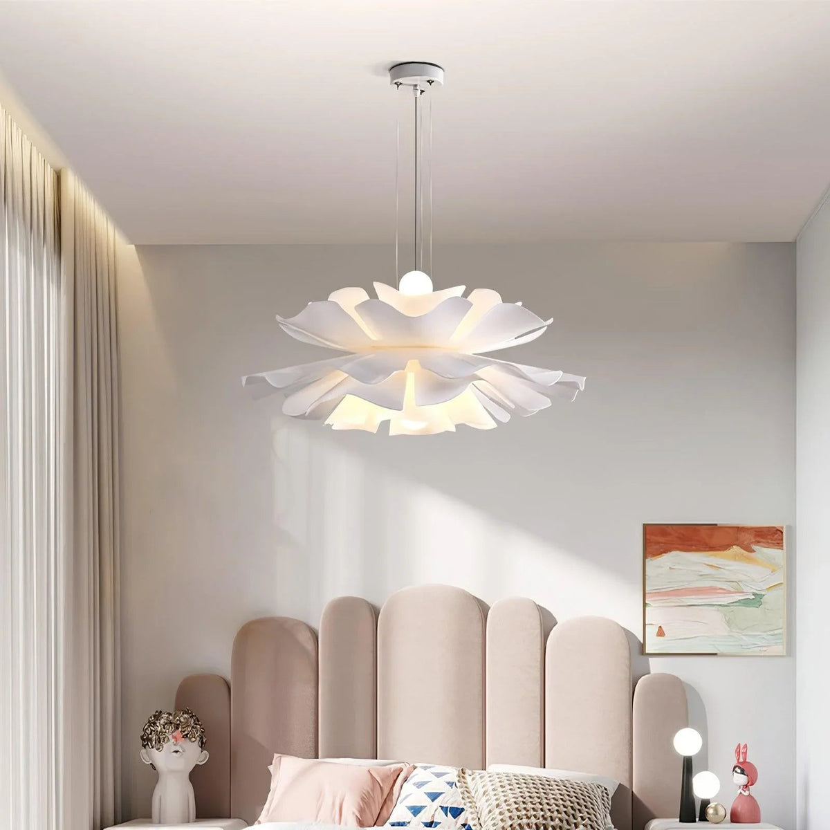 Lotus Flower Acrylic Pendant Lamp – Acrylic detail 23