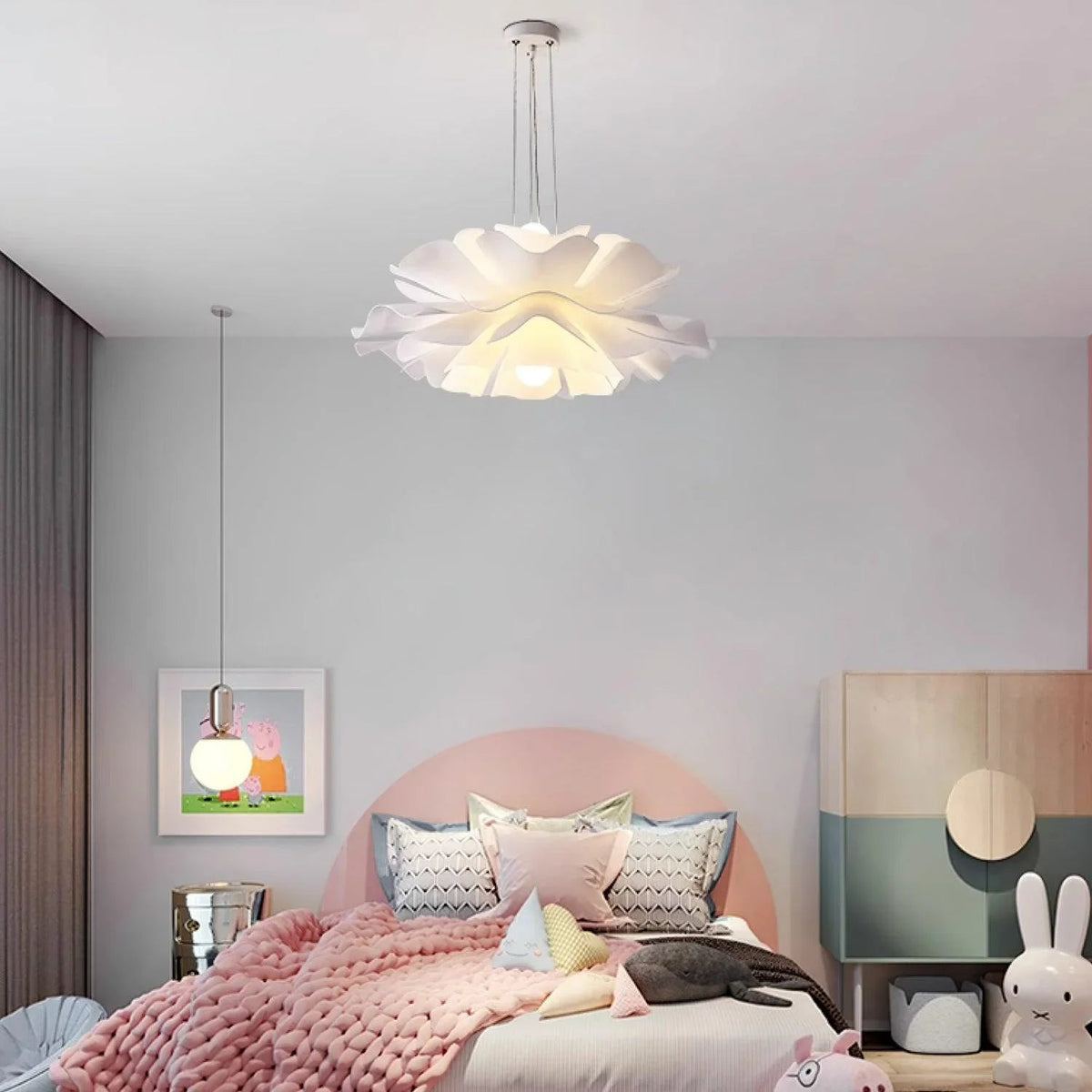 Lotus Flower Acrylic Pendant Lamp – Acrylic detail 31