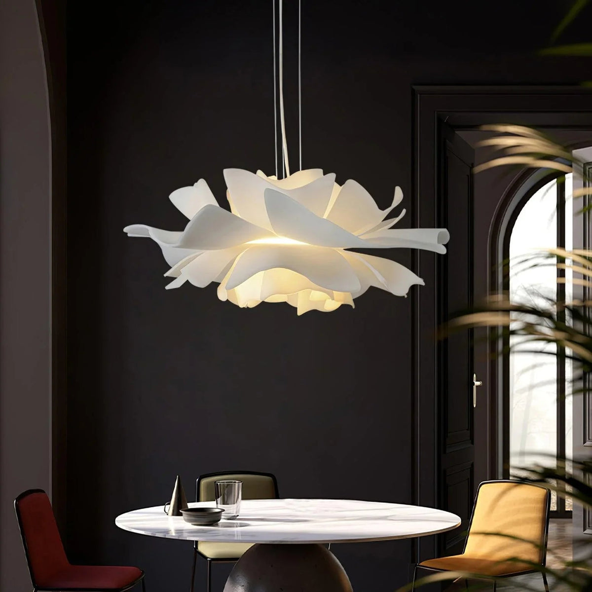 Lotus Flower Acrylic Pendant Lamp – Acrylic detail 6