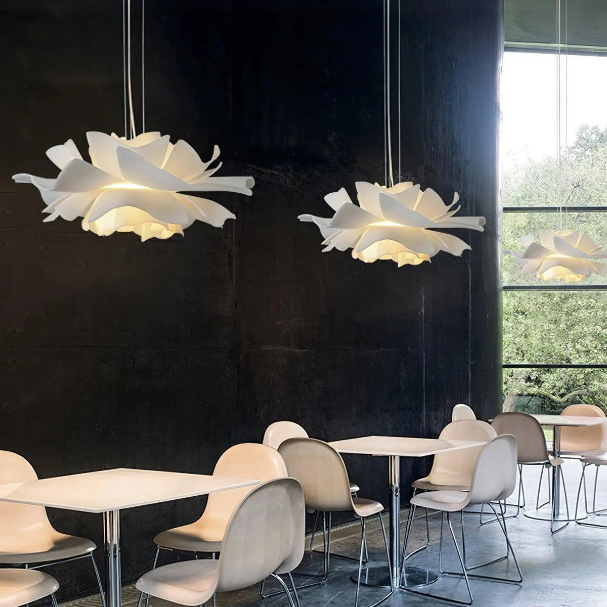 Lotus Flower Acrylic Pendant Lamp – Acrylic detail 33