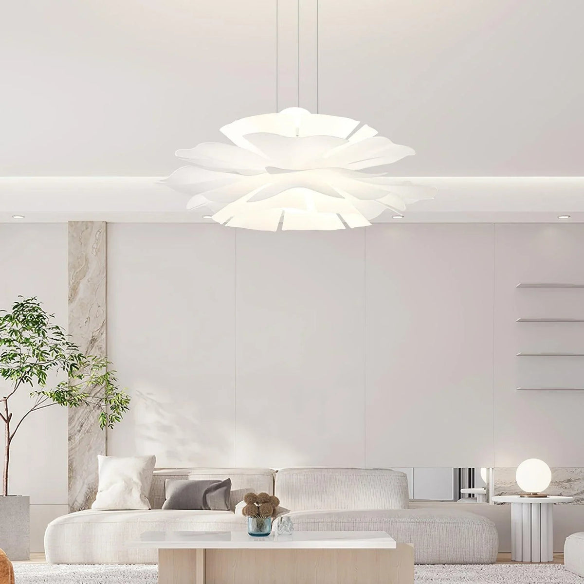 Lotus Flower Acrylic Pendant Lamp – Acrylic detail 28