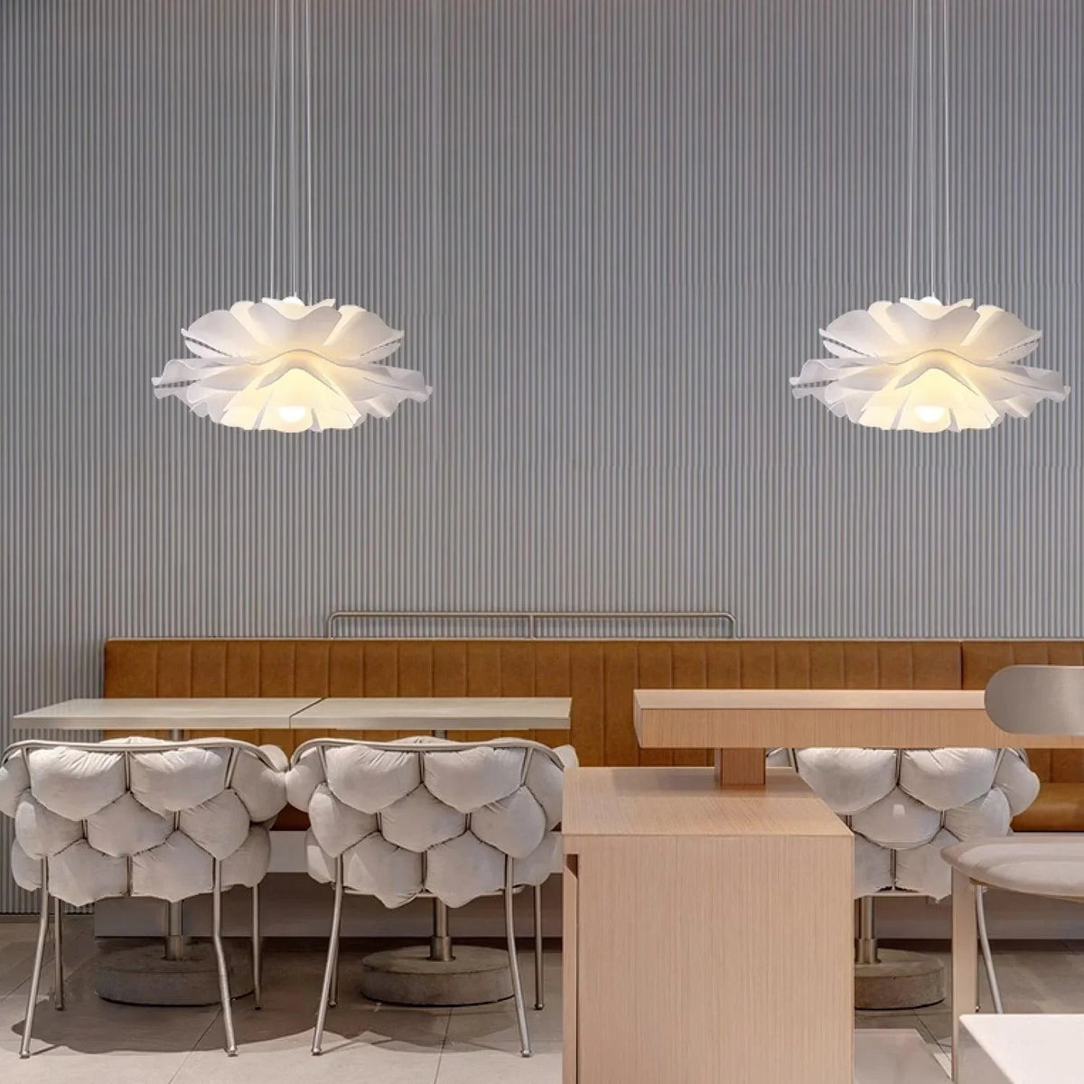 Lotus Flower Acrylic Pendant Lamp – Acrylic detail 30