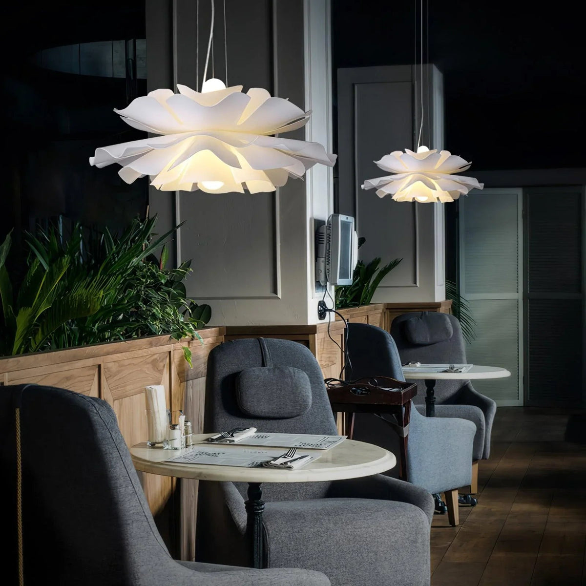 Lotus Flower Acrylic Pendant Lamp – Acrylic detail 26