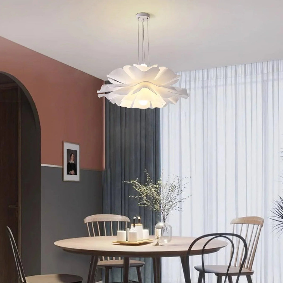 Lotus Flower Acrylic Pendant Lamp – Acrylic detail 21