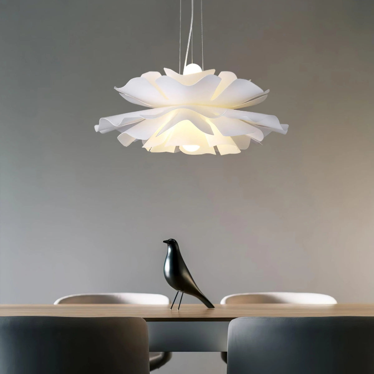 Lotus Flower Acrylic Pendant Lamp – Acrylic detail 12
