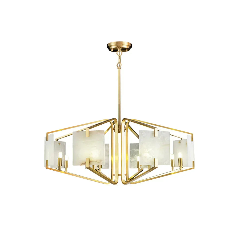Alabaster Appareil Chandelier