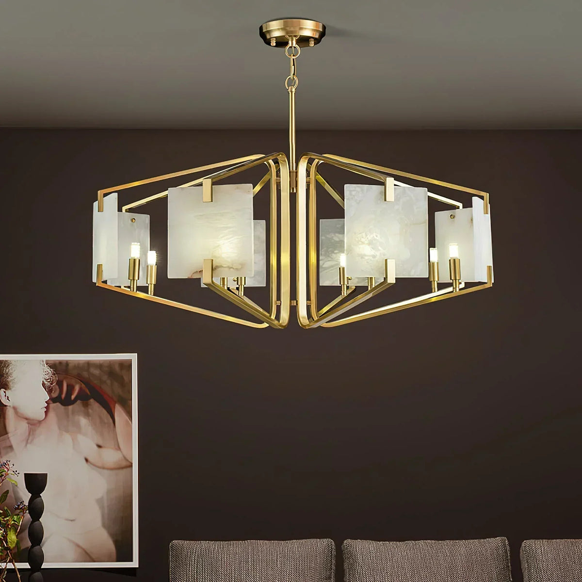 Alabaster Appareil Chandelier – Alabaster detail 10