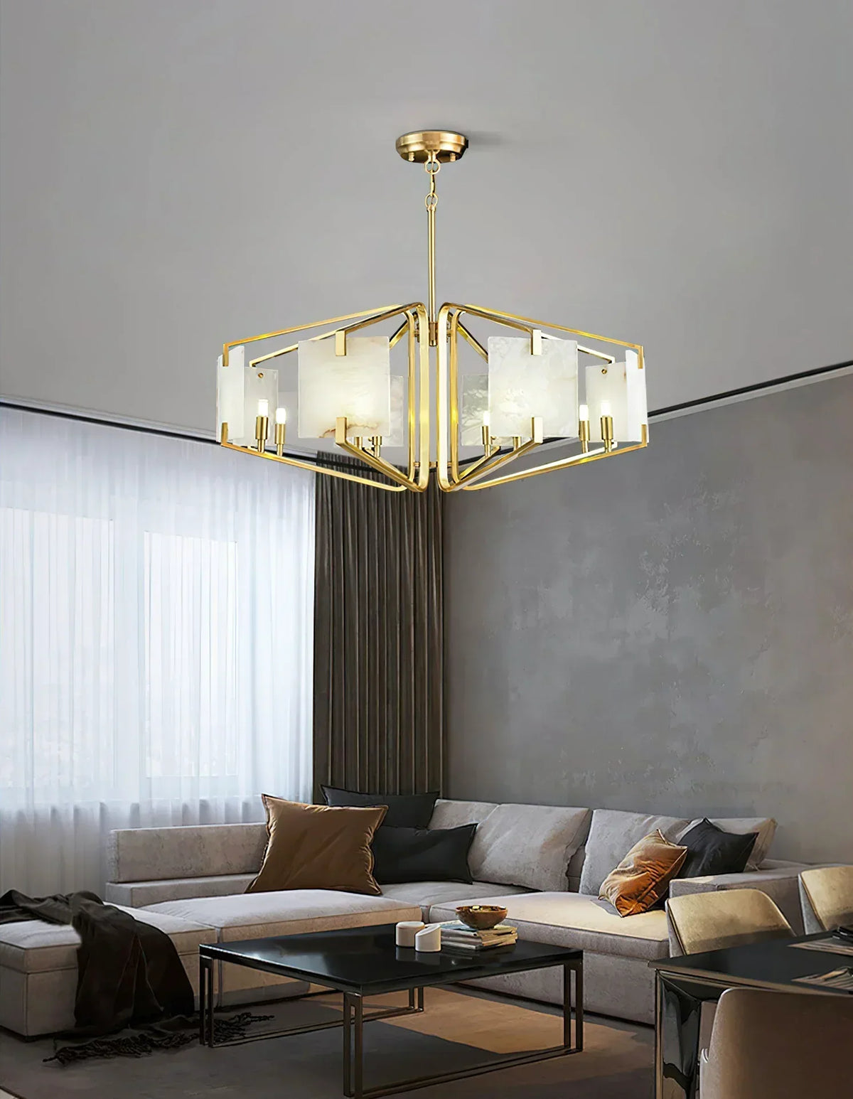 Alabaster Appareil Chandelier – Alabaster detail 6
