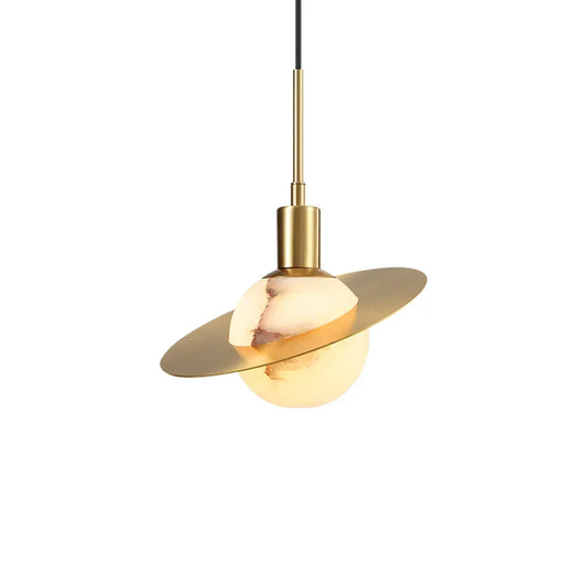 Alabaster Round Pendant Lamp