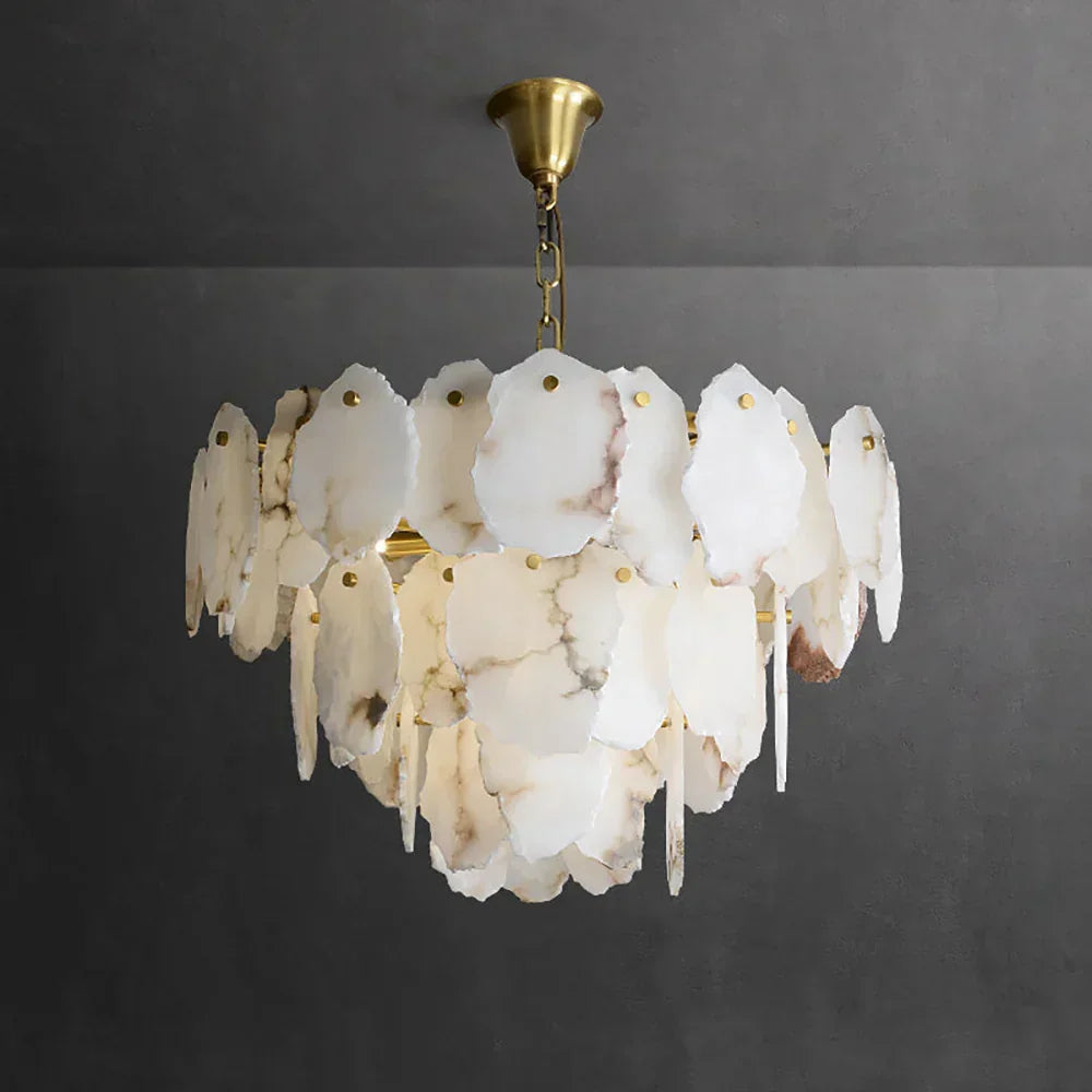 Gloire Alabaster Chandelier – Alabaster detail 17