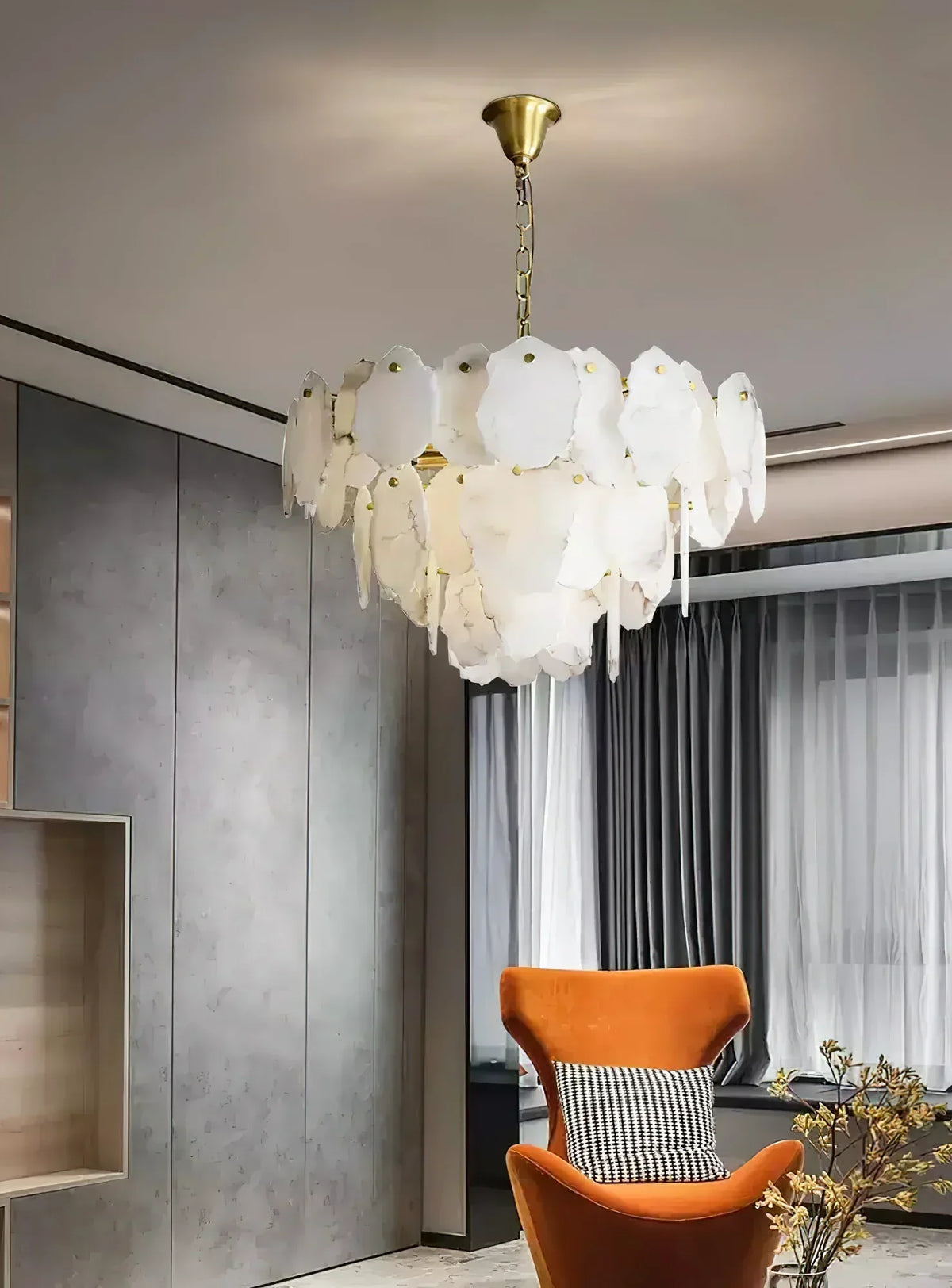Gloire Alabaster Chandelier – Alabaster detail 15
