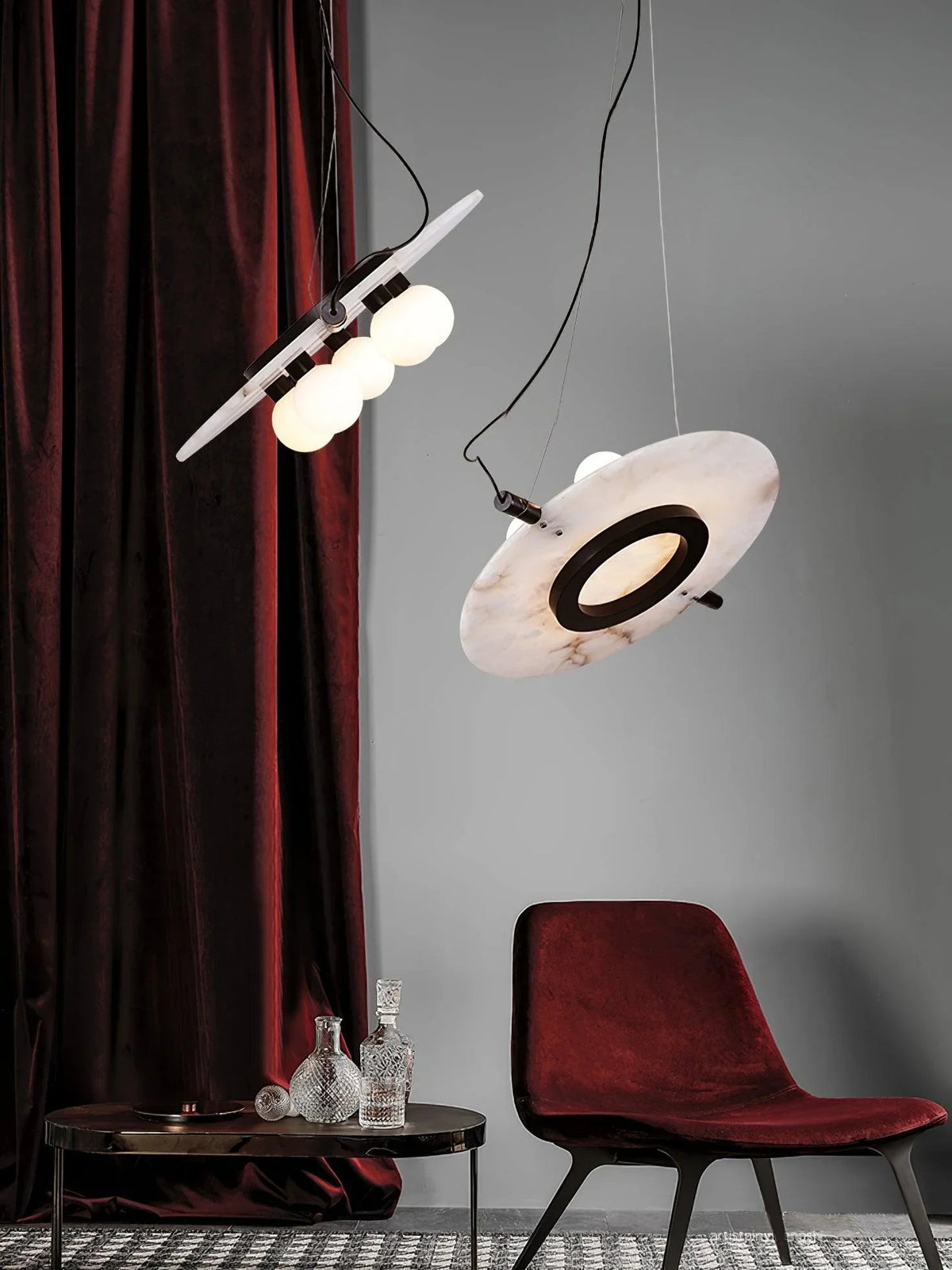 Magma Alabaster Pendant Lamp – Alabaster detail 13