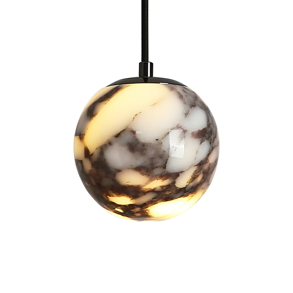 Spherical Marble Pendant Light – Marble detail 11
