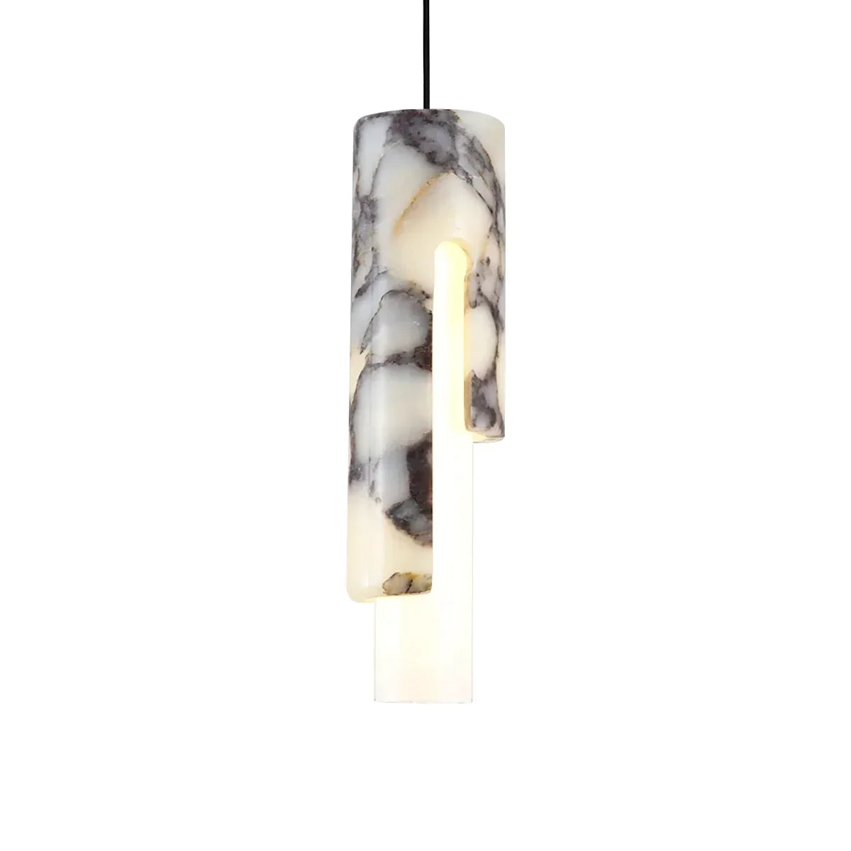Cylindrical Marble Pendant Lamp – Marble detail 9