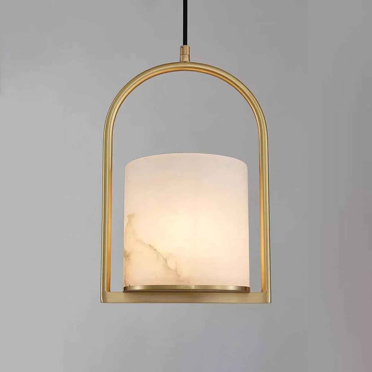 Alabaster Cylinder Pendant Light – Alabaster detail 18