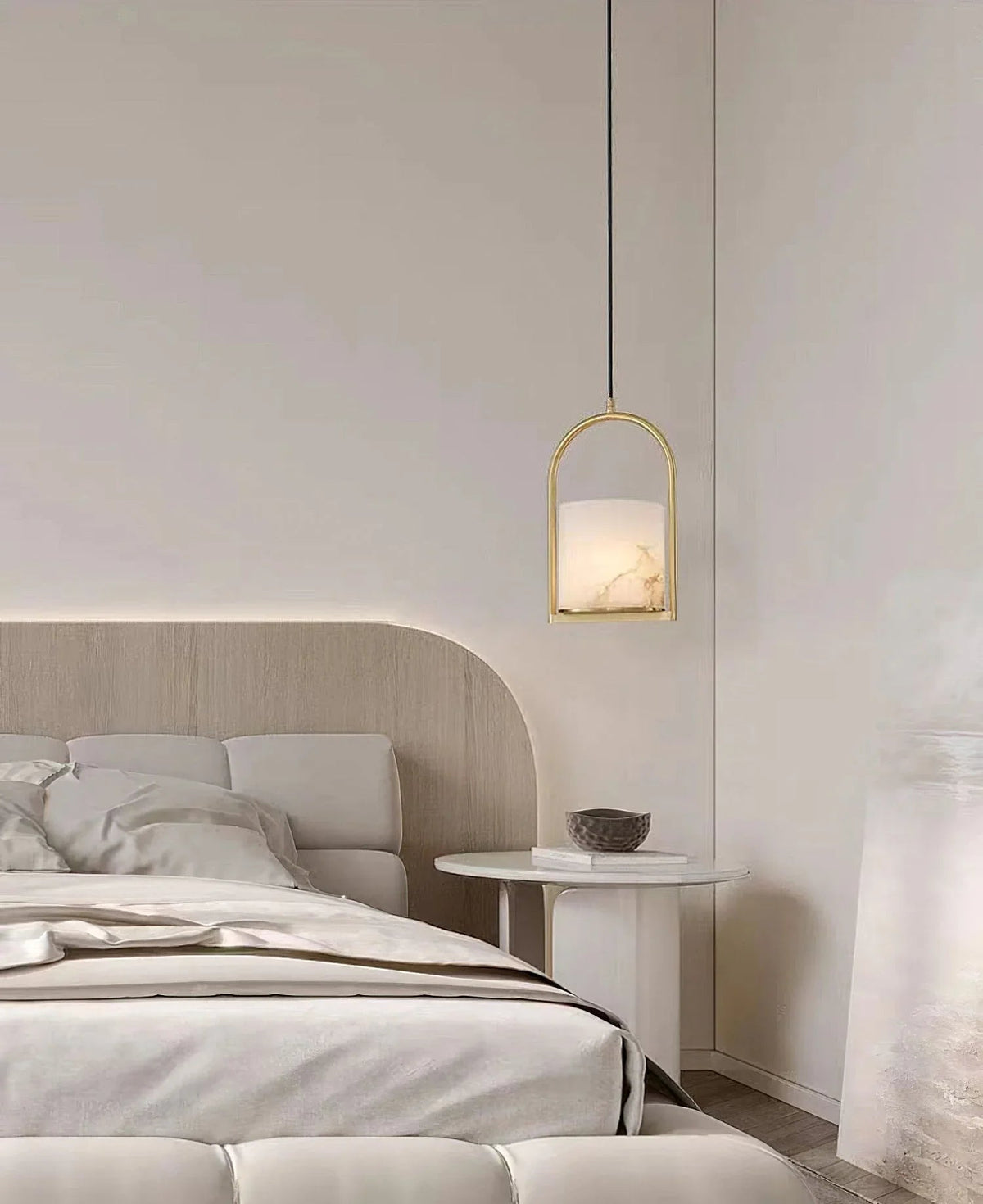 Alabaster Cylinder Pendant Light – Alabaster detail 16