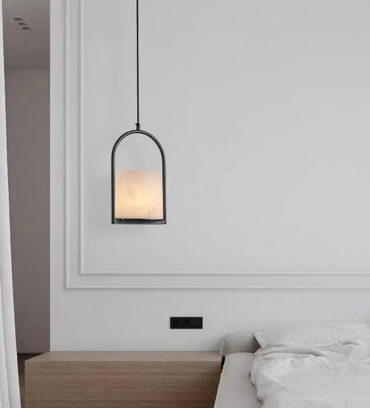 Alabaster Cylinder Pendant Light – Alabaster detail 17