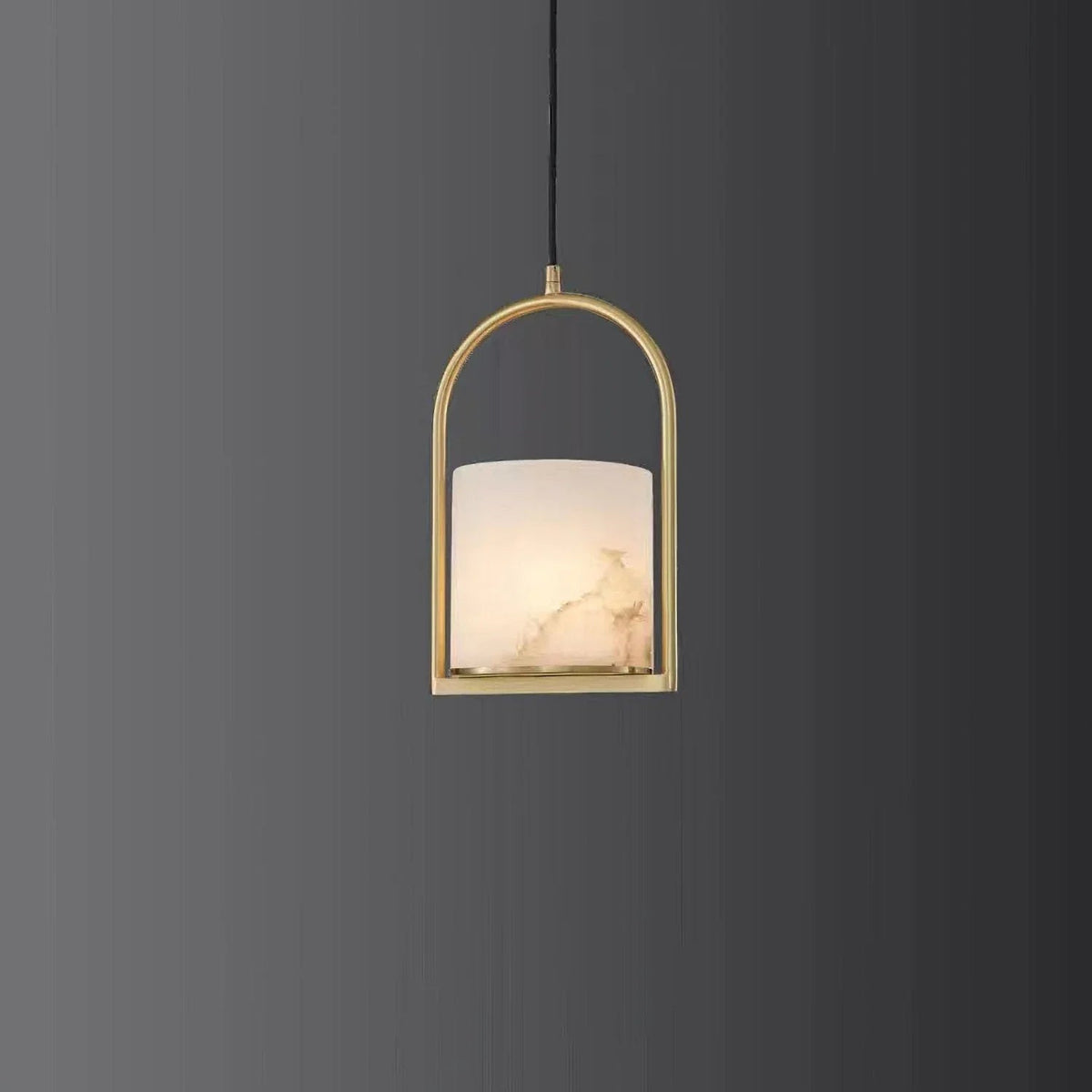 Alabaster Cylinder Pendant Light – Alabaster detail 28