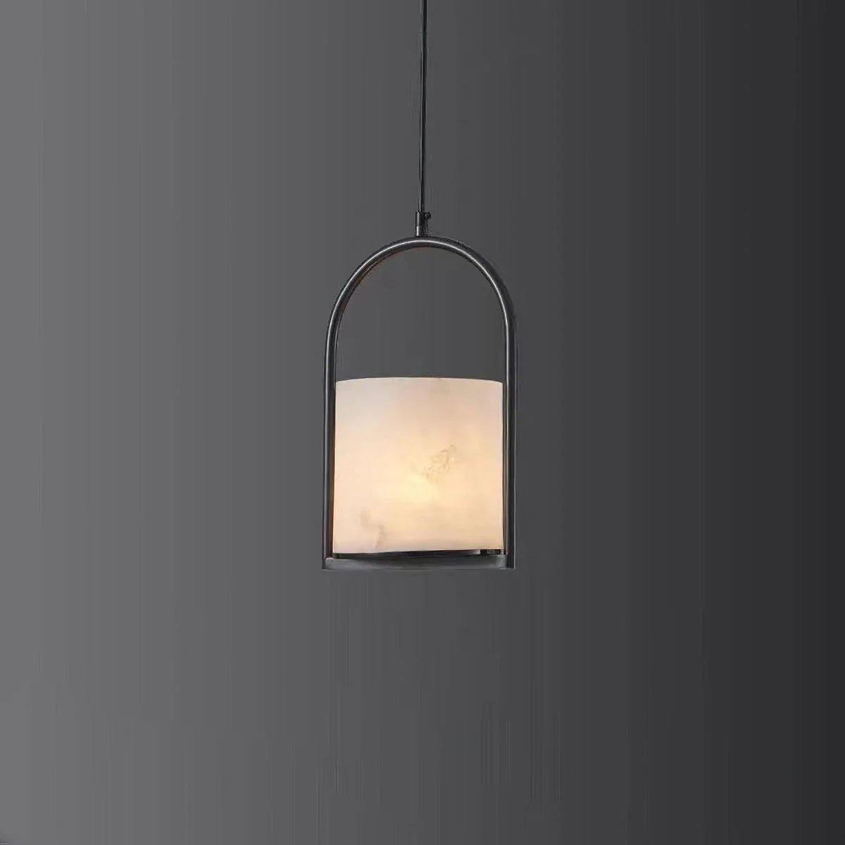 Alabaster Cylinder Pendant Light – Alabaster detail 29