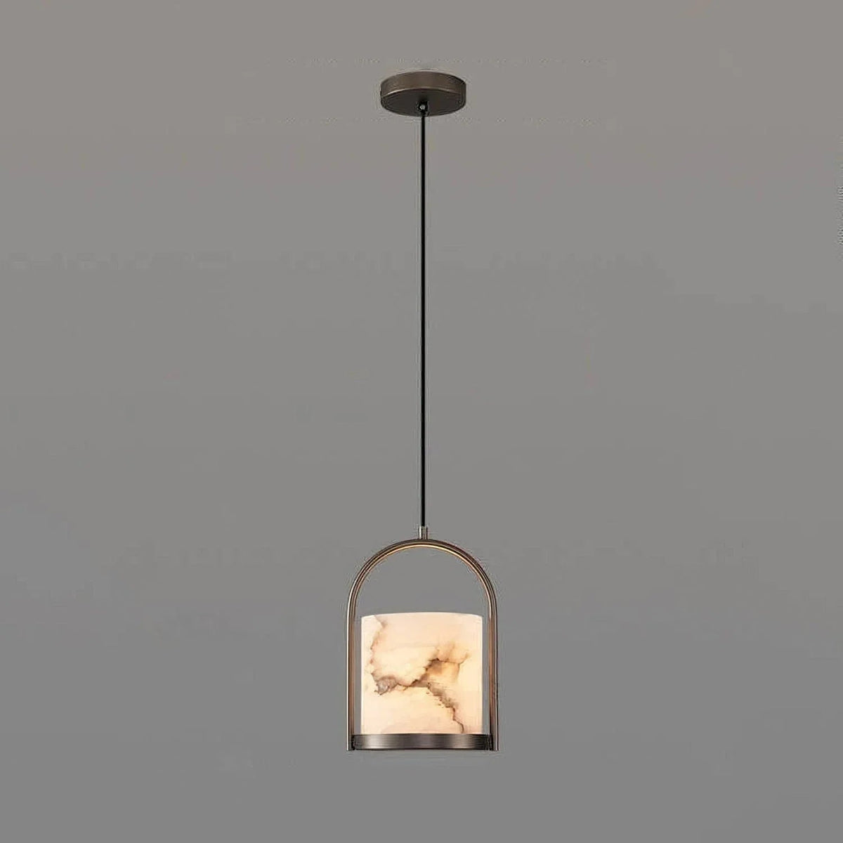 Alabaster Cylinder Pendant Light – Alabaster detail 27