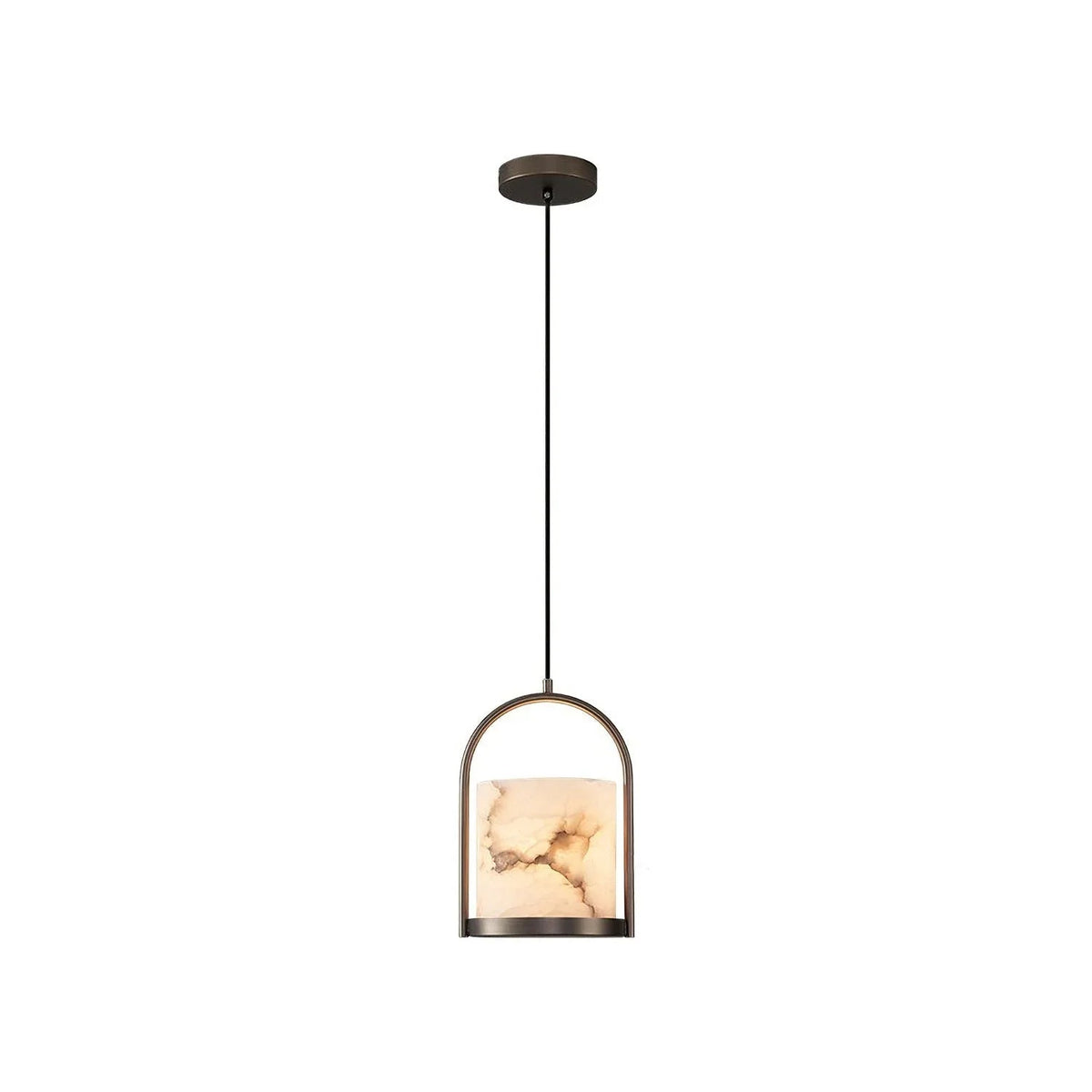 Alabaster Cylinder Pendant Light – Alabaster detail 30