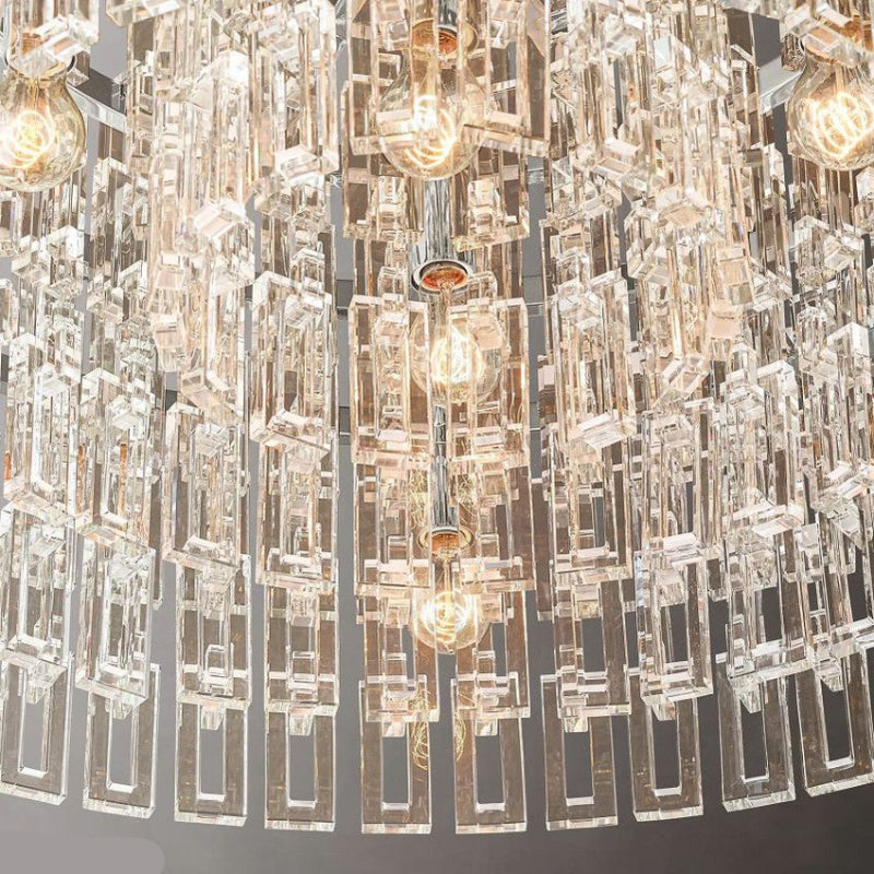 Marigan K9 Crystal Round Chandelier – Crystal detail 6
