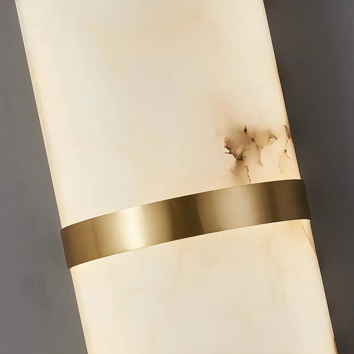 Oval Alabaster Semi-Circular Wall Lamp – Alabaster detail 30
