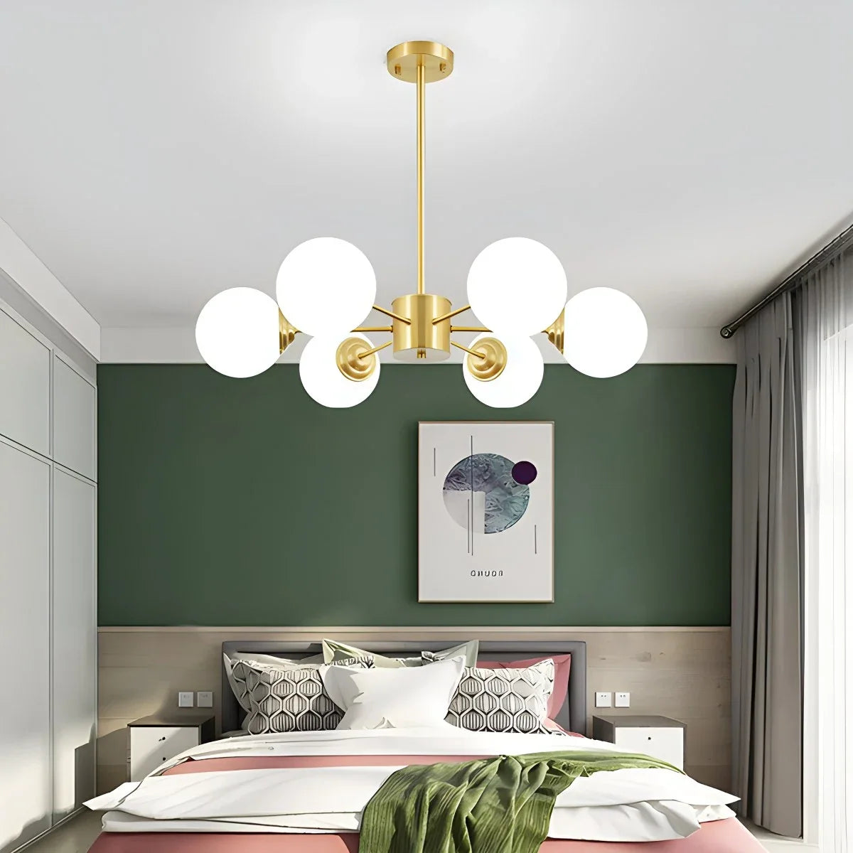 Melanie Glass Bubble Chandelier – Glass detail 6