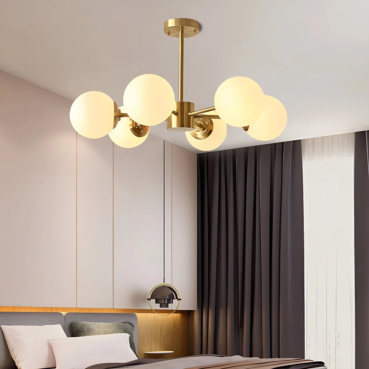 Melanie Glass Bubble Chandelier – Glass detail 7