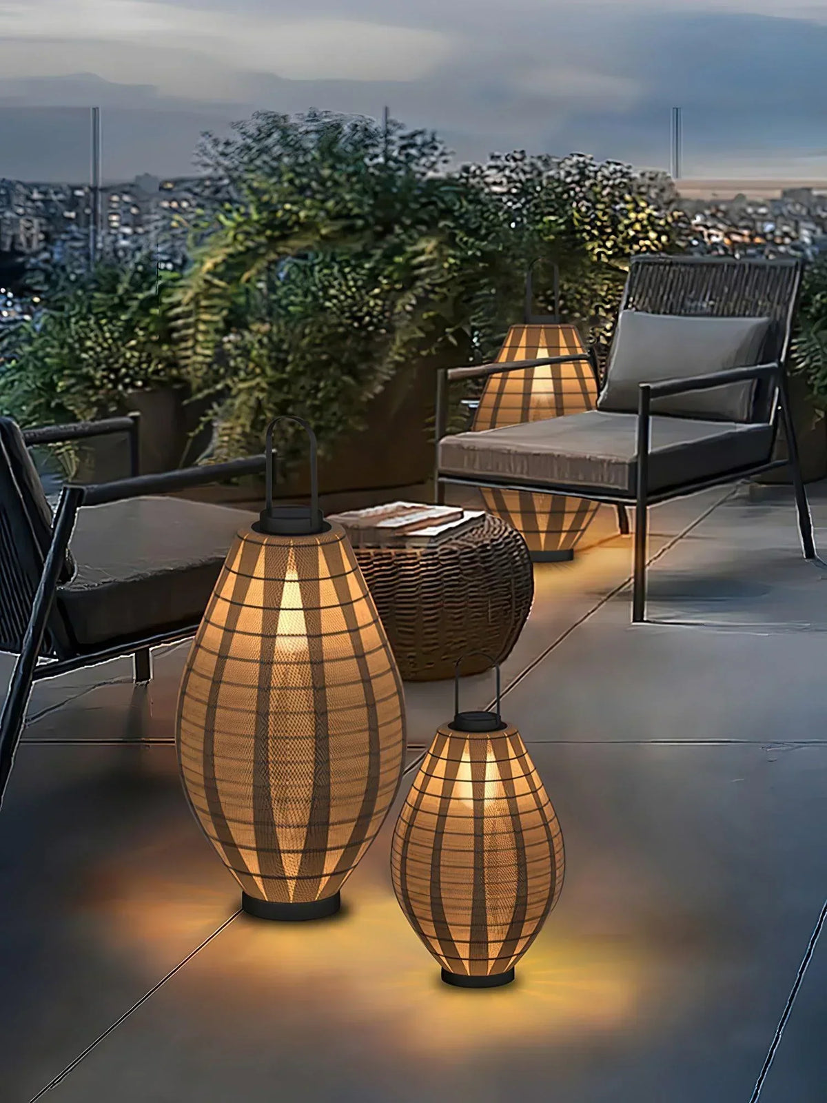 Mesh Oasis Beacon Transparent Outdoor Lamp Steel – Steel detail 7