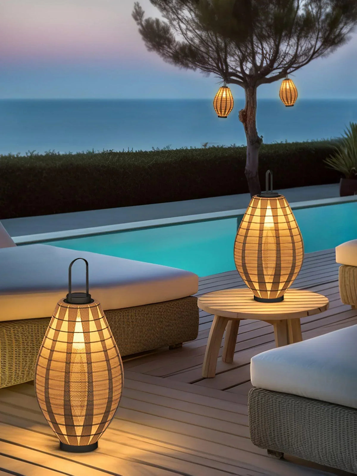 Mesh Oasis Beacon Transparent Outdoor Lamp Steel – Steel detail 8