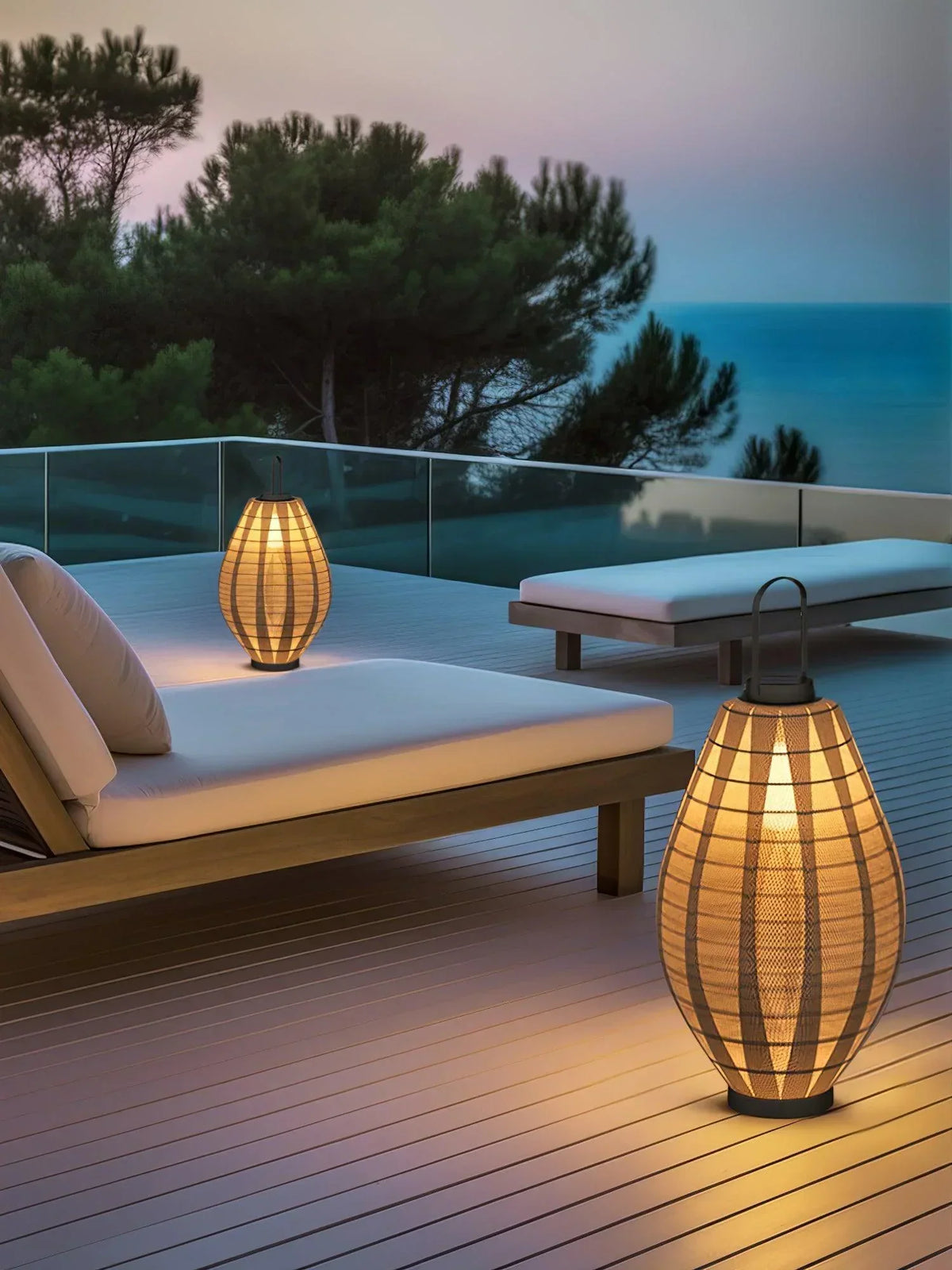 Mesh Oasis Beacon Transparent Outdoor Lamp Steel – Steel detail 11