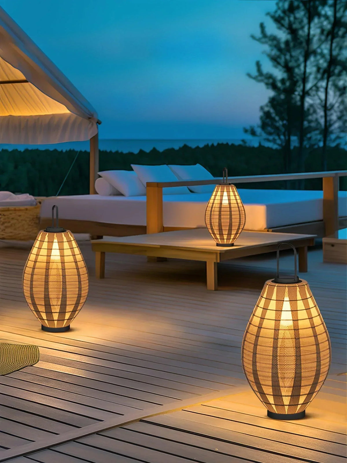 Mesh Oasis Beacon Transparent Outdoor Lamp Steel – Steel detail 13