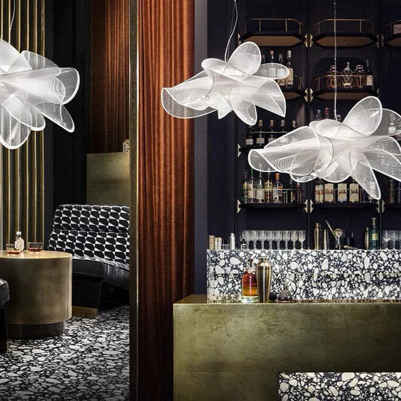 Mesh Cloud Iron Pendant Light – Iron detail 12
