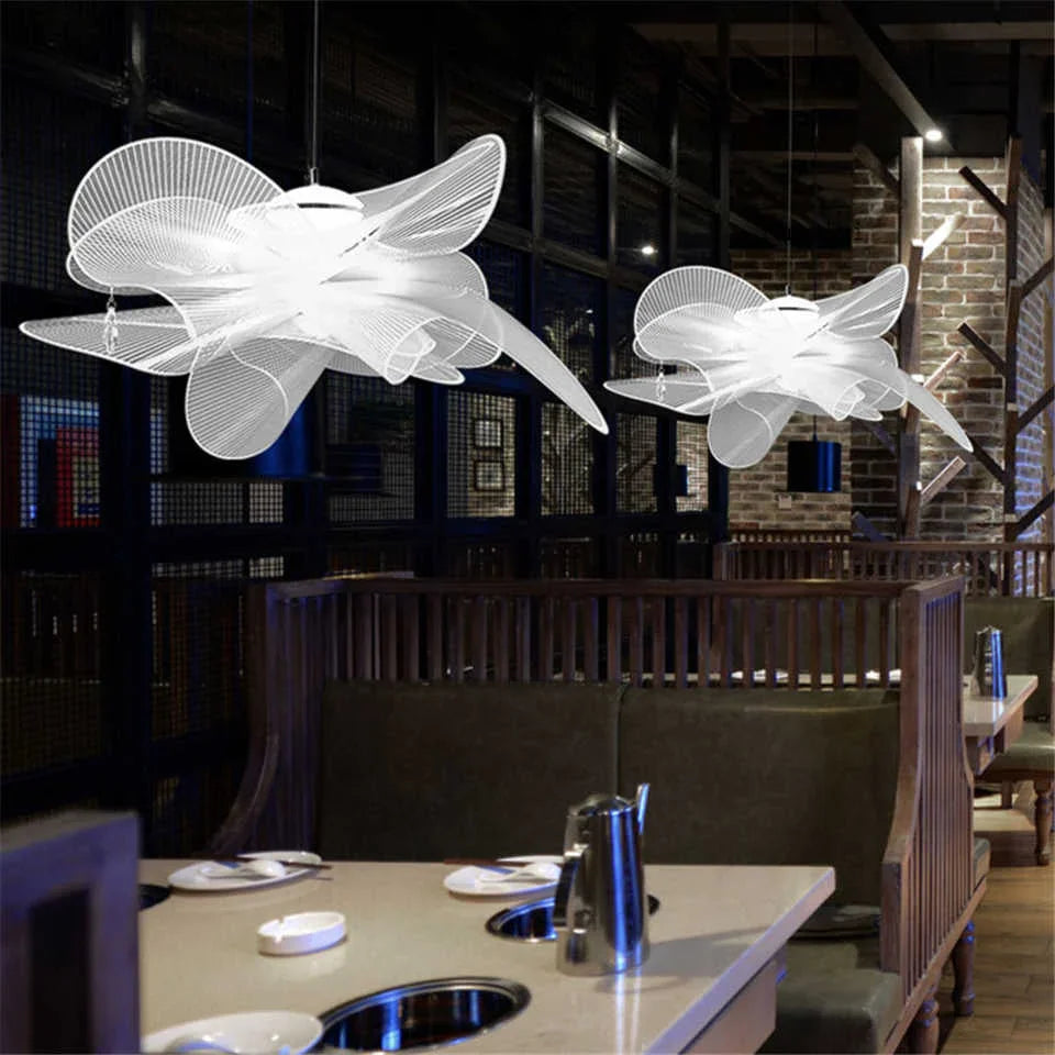 Mesh Cloud Iron Pendant Light – Iron detail 16