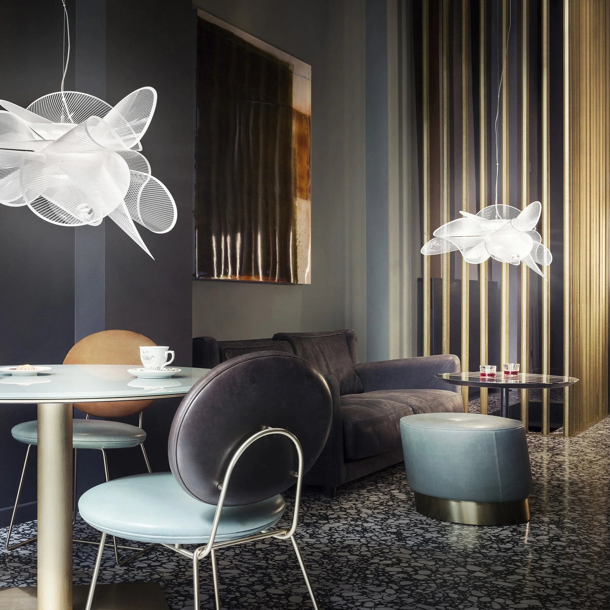 Mesh Cloud Iron Pendant Light – Iron detail 2