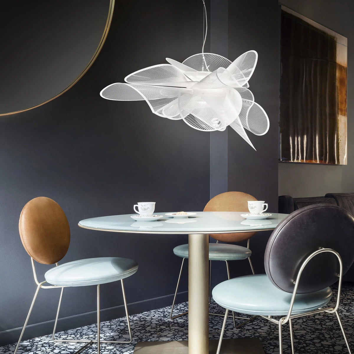 Mesh Cloud Iron Pendant Light – Iron detail 4