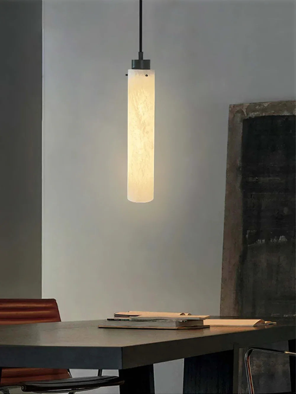 Cylinder Alabaster Pendant Lamp – Alabaster detail 5