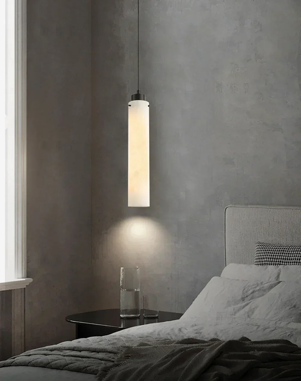 Cylinder Alabaster Pendant Lamp – Alabaster detail 6