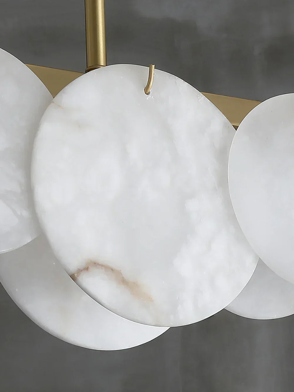 Modern Alabaster Linear Chandelier – Alabaster detail 14