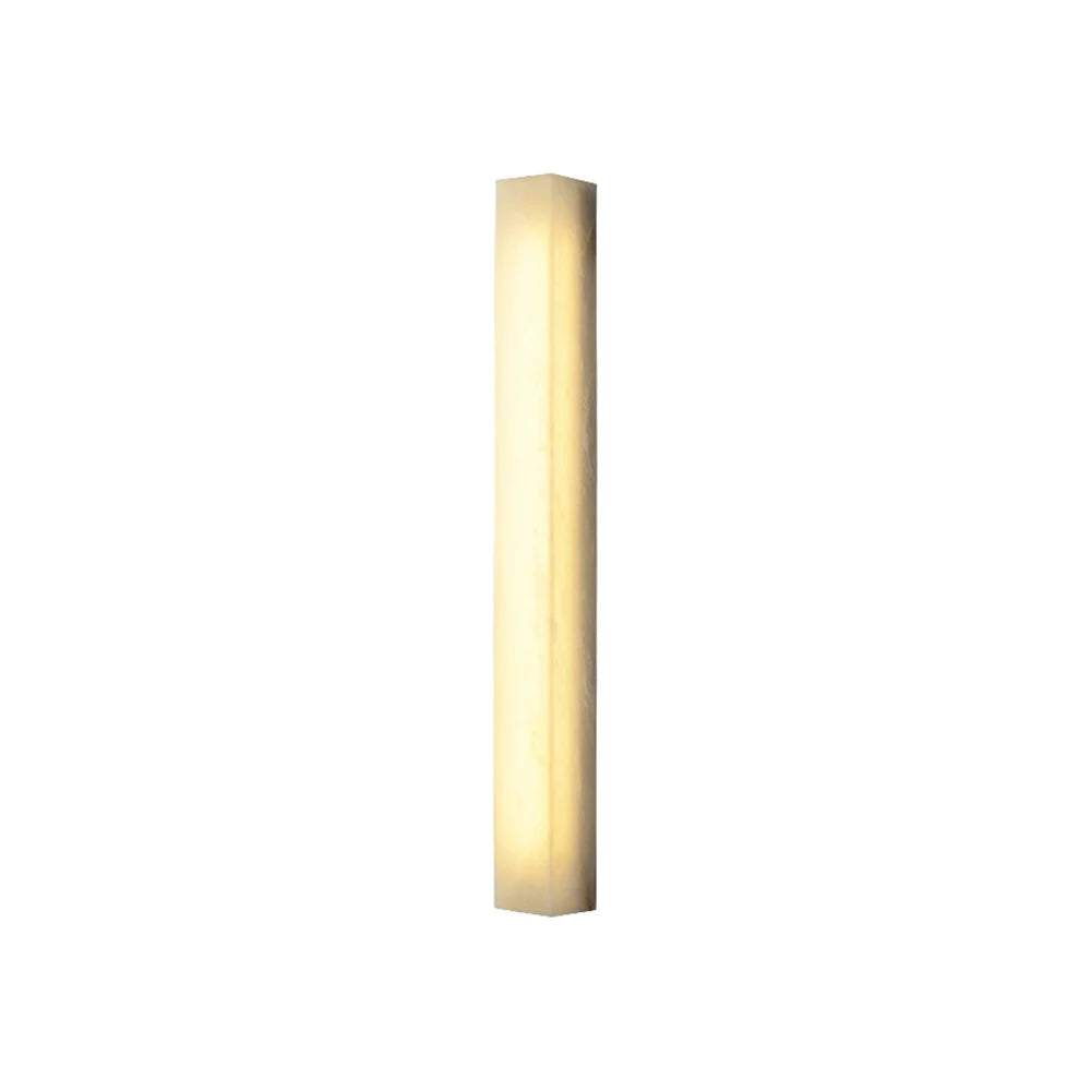 Modern Alabaster Rectangle Wall Sconce