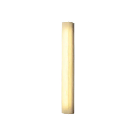 Modern Alabaster Rectangle Wall Sconce