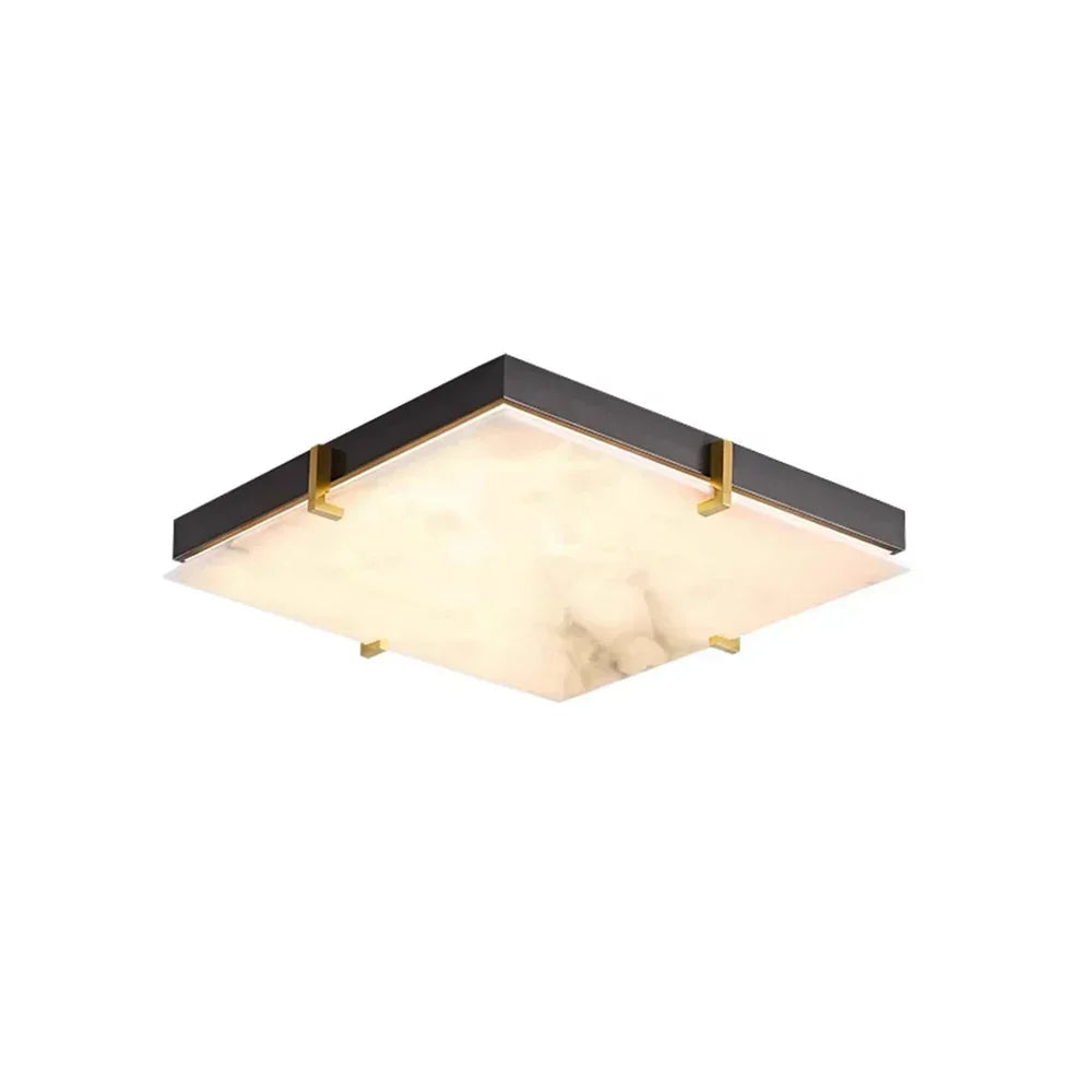 Alabaster Black Square Ceiling Lamp – Alabaster detail 13