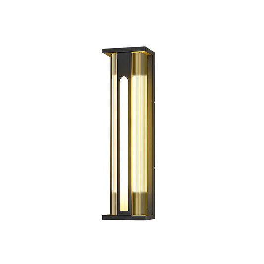 Modern Bellamy Flair Outdoor Steel Wall Lamp