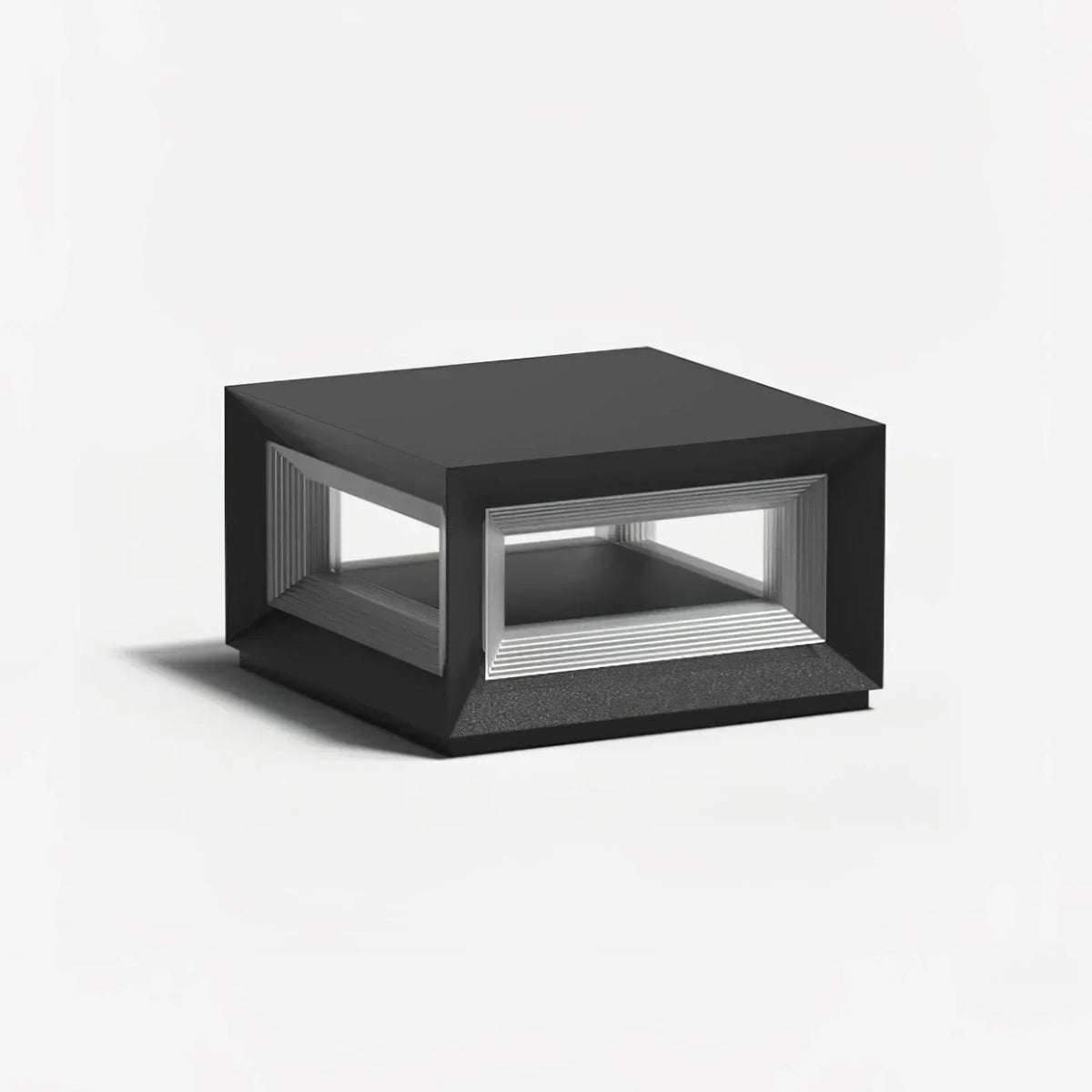 Modern Black Cube Outdoor Lamp Acrylic – Acrylic detail 20