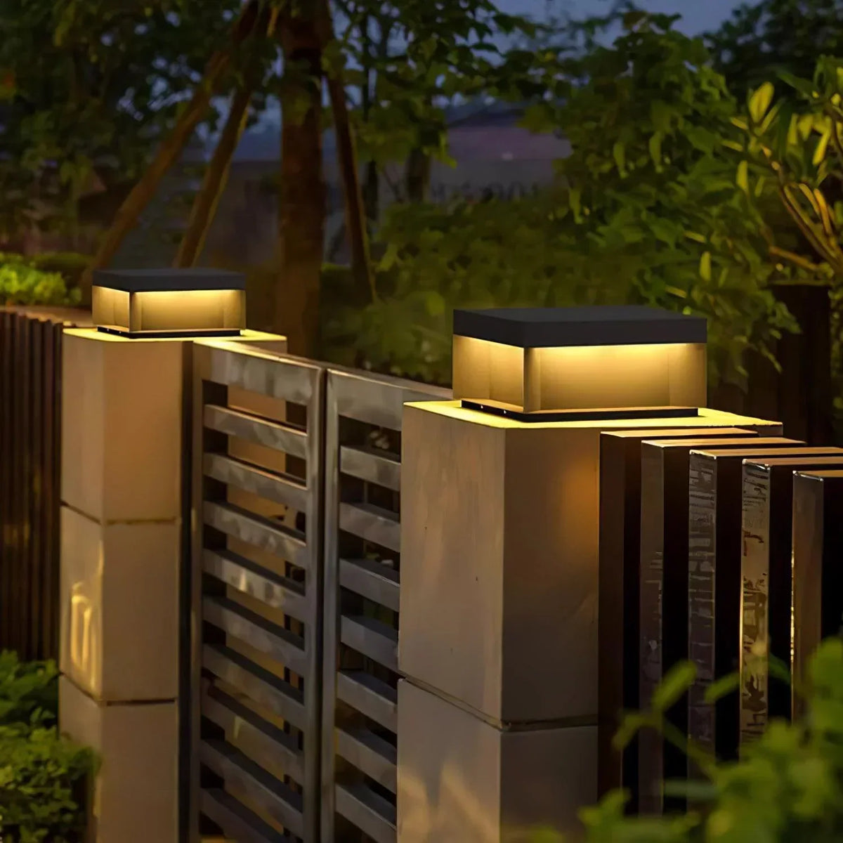 Modern Black Square Box Outdoor Acrylic Light – Acrylic detail 11