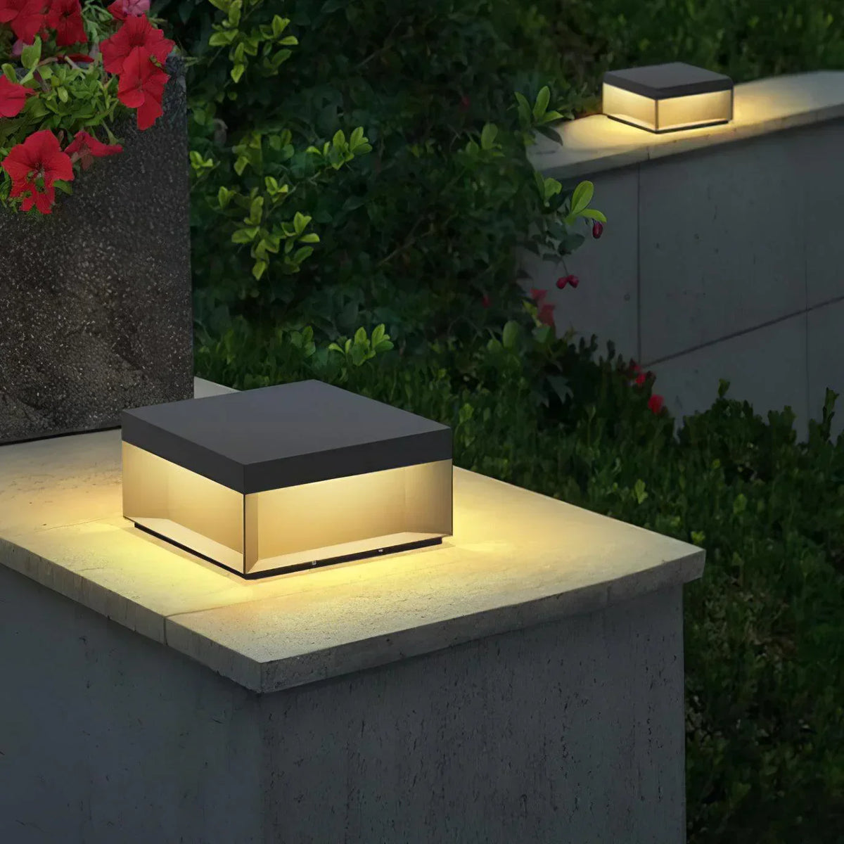 Modern Black Square Box Outdoor Acrylic Light – Acrylic detail 13