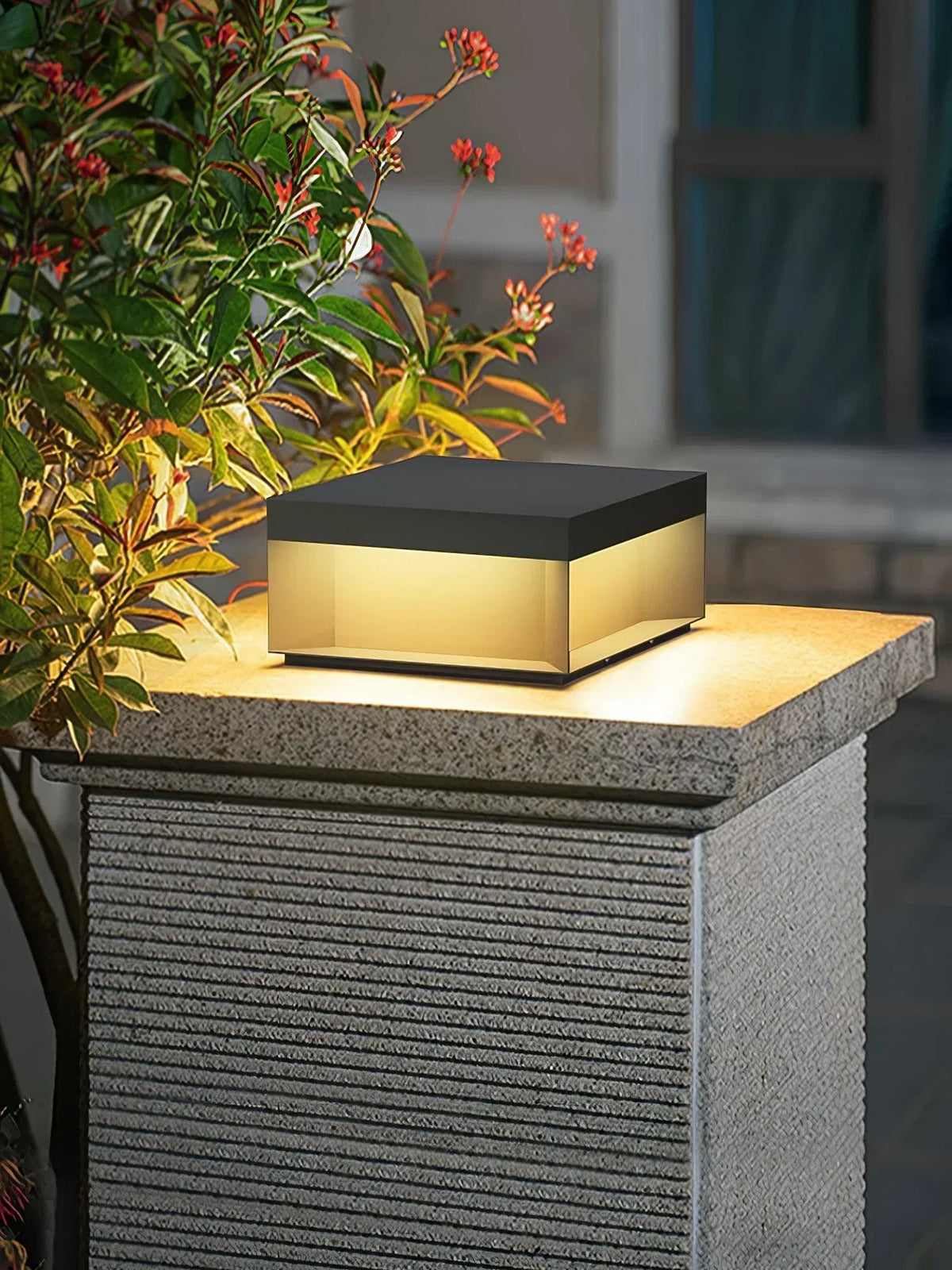 Modern Black Square Box Outdoor Acrylic Light – Acrylic detail 24