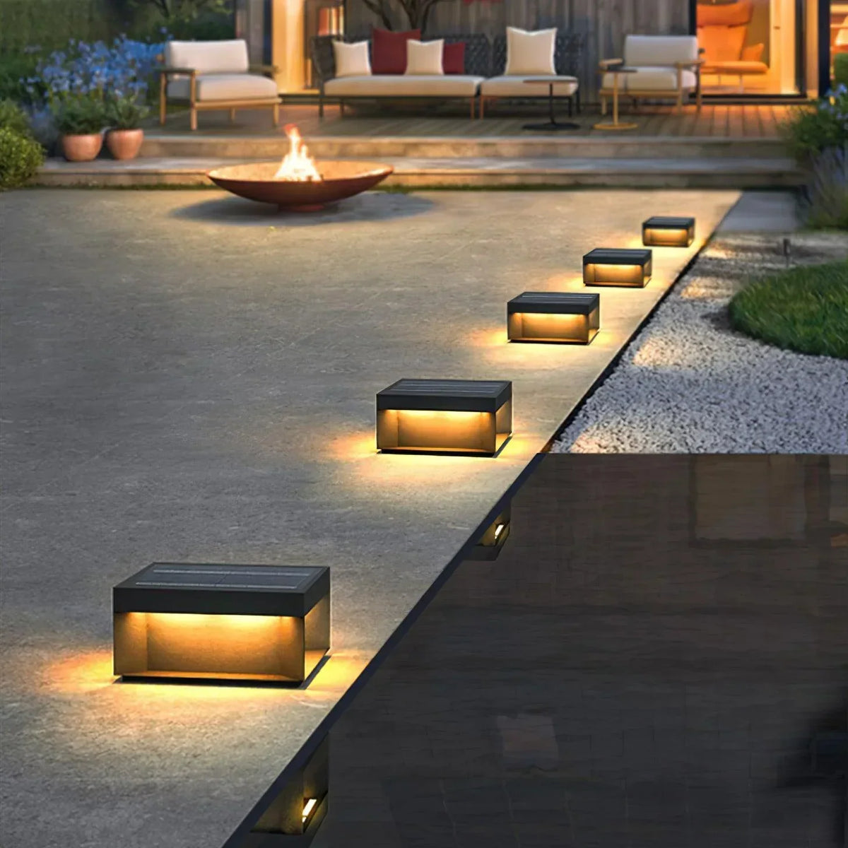 Modern Black Square Box Outdoor Acrylic Light – Acrylic detail 19
