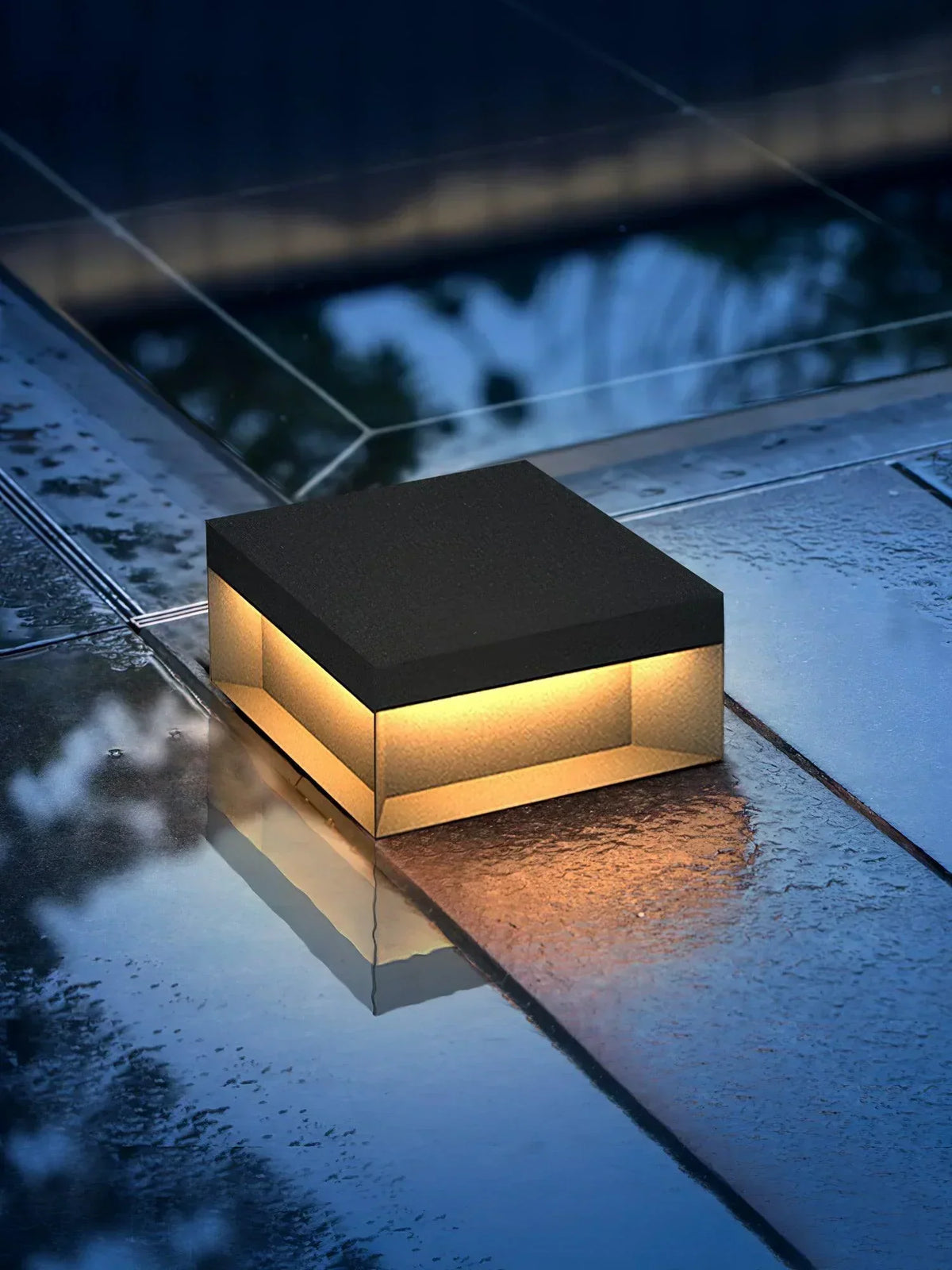 Modern Black Square Box Outdoor Acrylic Light – Acrylic detail 27
